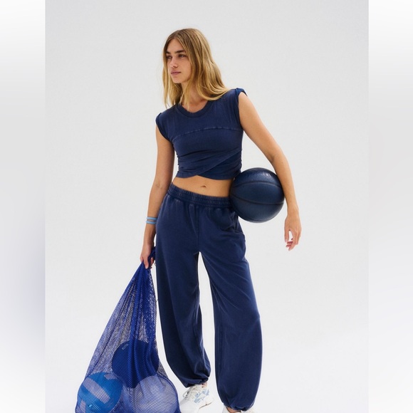 Navy Two-Piece free people set - Picture 2 of 2